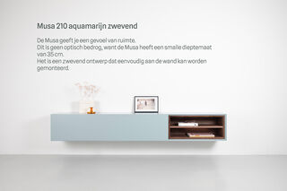 Tv-meubel, RAAT, Musa 210, Aquamarijn